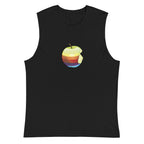 Camiseta sin mangas Manzana Apple — modelo con la prenda