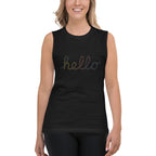 Hello @ — detalle del estampado