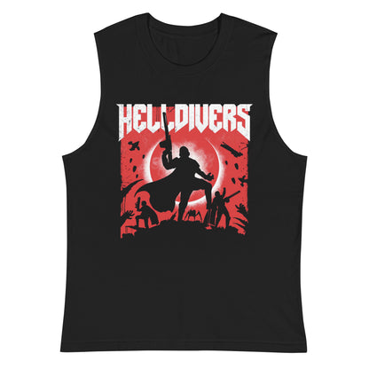 Camiseta sin Mangas de Helldrivers, Disponible en la mejor tienda online para comprar tu merch favorita, la mejor Calidad, compra Ahora! 