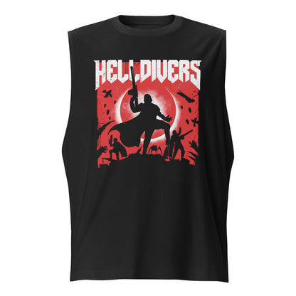 Camiseta sin Mangas de Helldrivers, Disponible en la mejor tienda online para comprar tu merch favorita, la mejor Calidad, compra Ahora! 