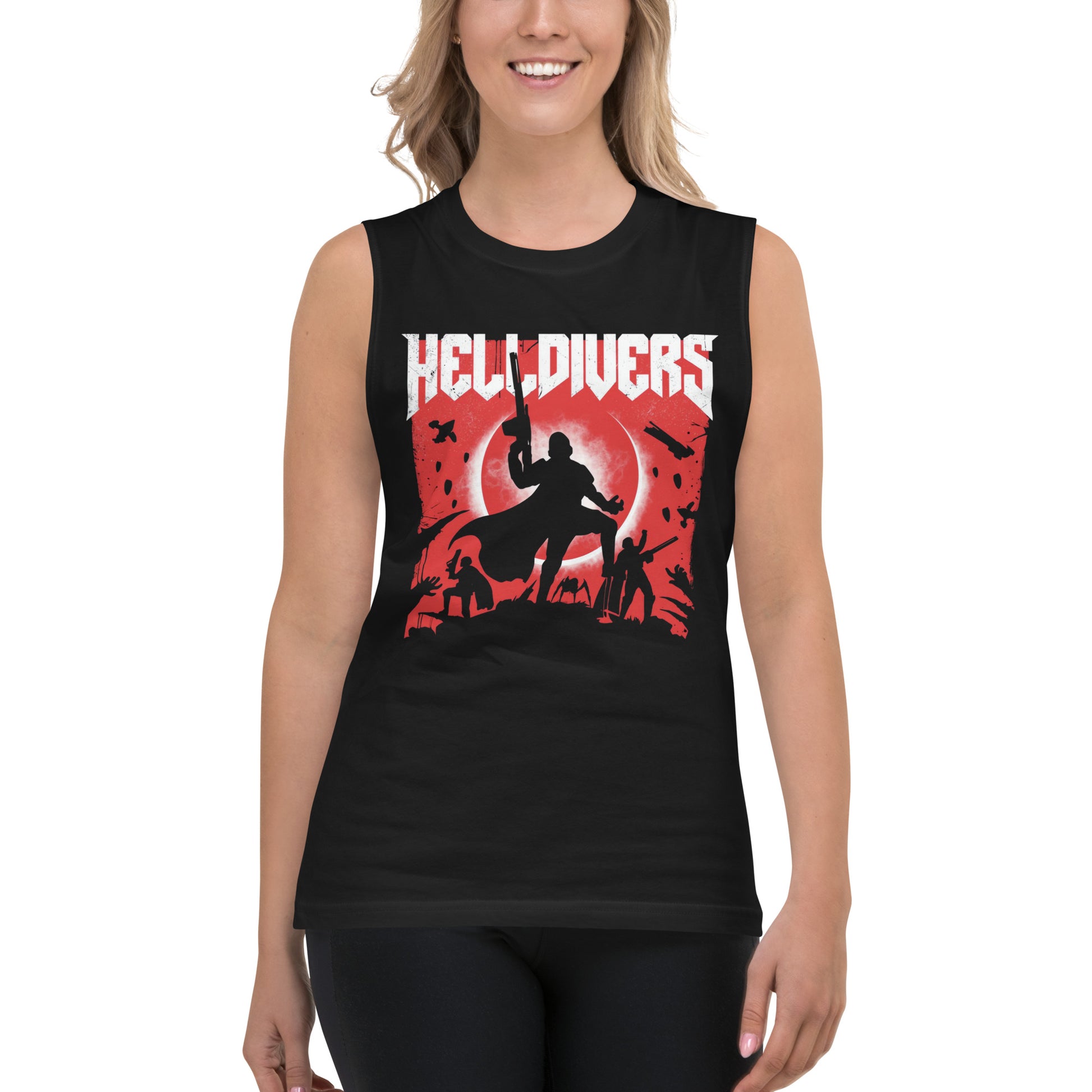 Camiseta sin Mangas de Helldrivers, Disponible en la mejor tienda online para comprar tu merch favorita, la mejor Calidad, compra Ahora! 