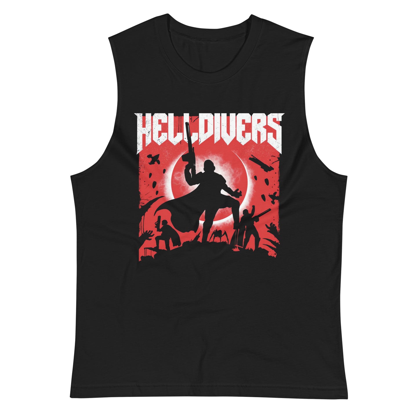 Camiseta sin Mangas de Helldrivers, Disponible en la mejor tienda online para comprar tu merch favorita, la mejor Calidad, compra Ahora! 