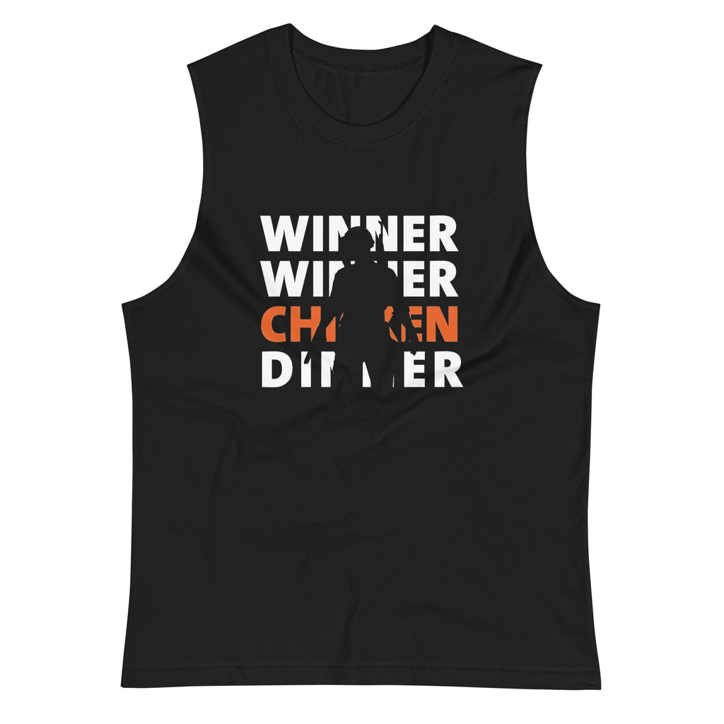 Camiseta sin mangas Winner Chicken Dinner pug diseño exclusivo Algoritmo