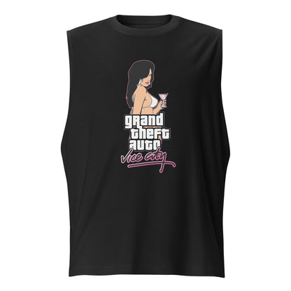 Camiseta sin Mangas de GTA Vice City, Disponible en la mejor tienda online para comprar tu merch favorita, la mejor Calidad, compra Ahora! 