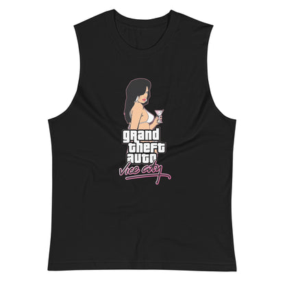 Camiseta sin Mangas de GTA Vice City, Disponible en la mejor tienda online para comprar tu merch favorita, la mejor Calidad, compra Ahora! 