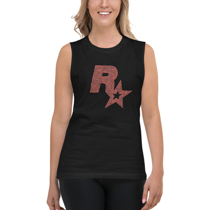 Camiseta sin Mangas de Rockstar Red, Disponible en la mejor tienda online para comprar tu merch favorita, la mejor Calidad, compra Ahora! 