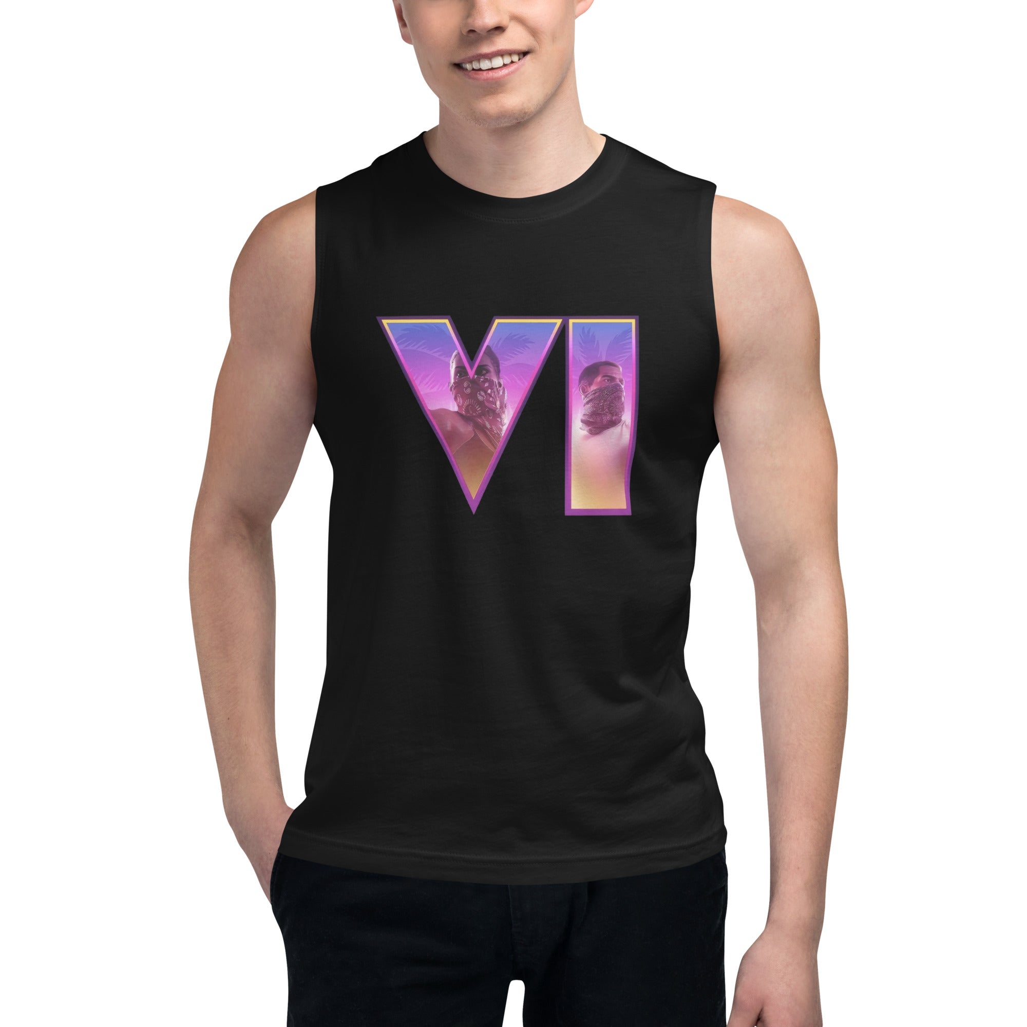 Camiseta sin Mangas de GTA IV Lucia & Jason, Disponible en la mejor tienda online para comprar tu merch favorita, la mejor Calidad, compra Ahora! 