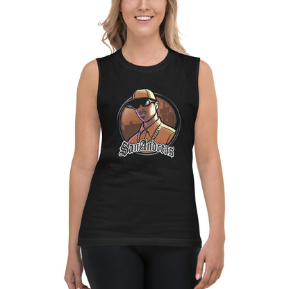 Camiseta sin Mangas de GTA San Andreas, Disponible en la mejor tienda online para comprar tu merch favorita, la mejor Calidad, compra Ahora! 