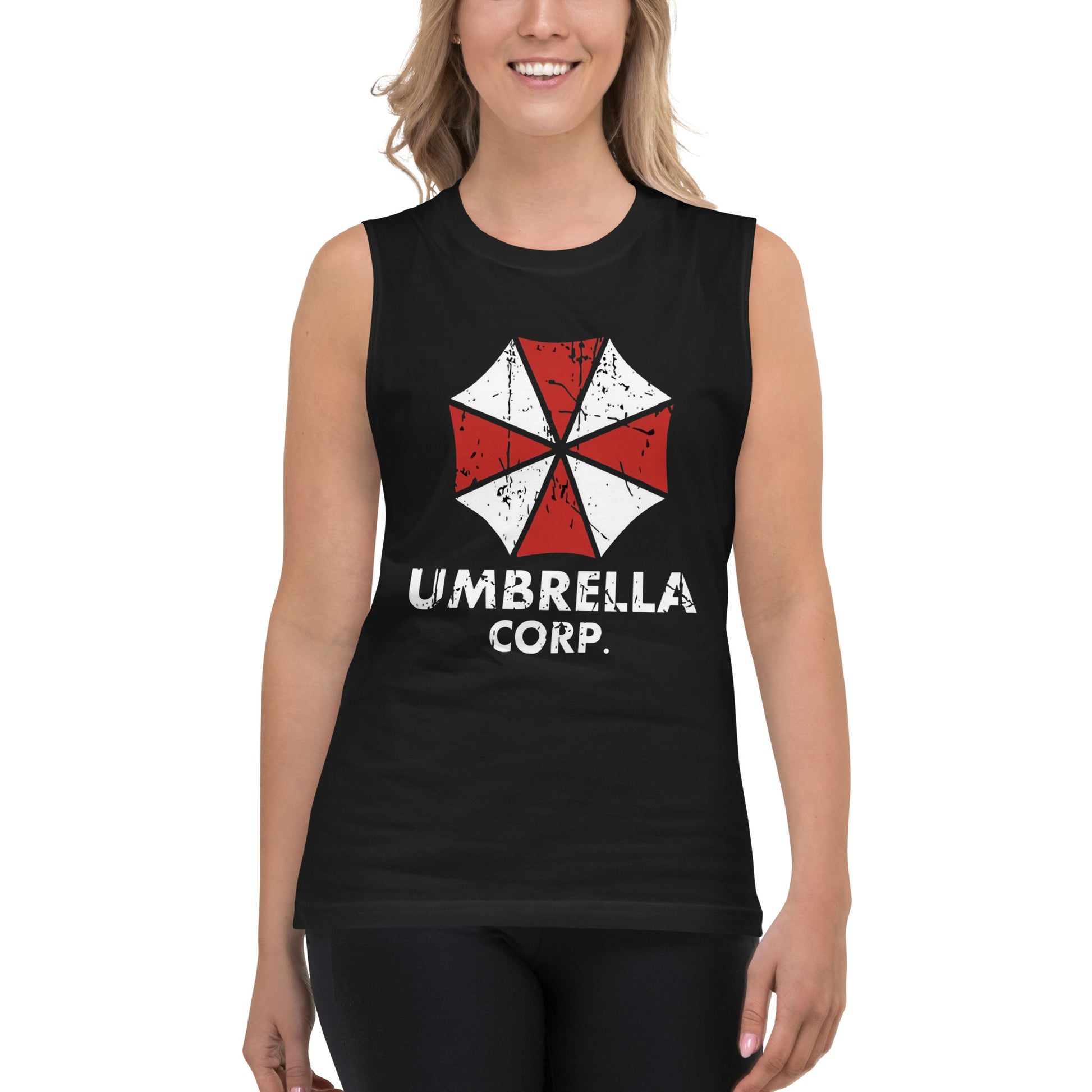 Camiseta sin Mangas de Umbrella Corp, Disponible en la mejor tienda online para comprar tu merch favorita, la mejor Calidad, compra Ahora! 