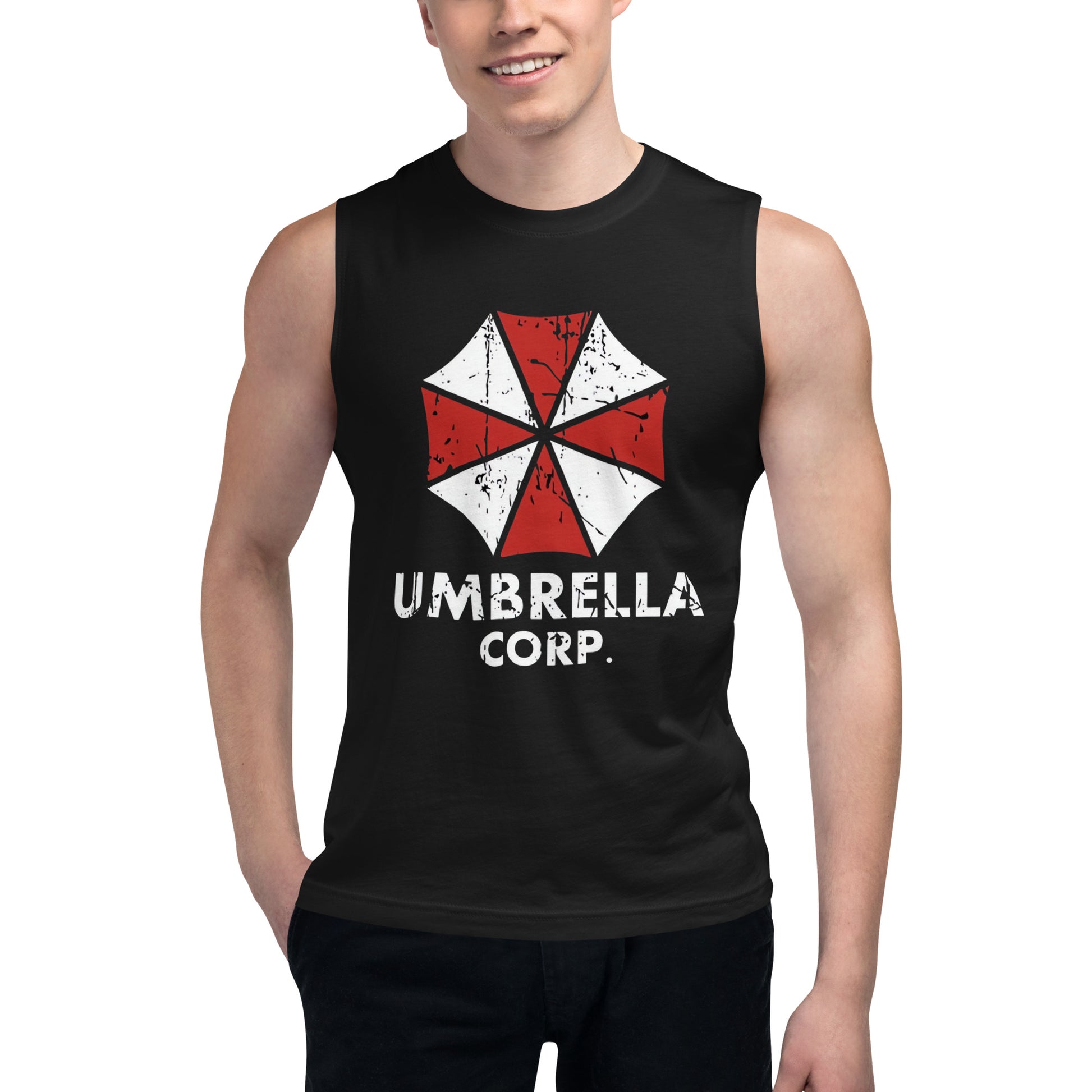 Camiseta sin Mangas de Umbrella Corp, Disponible en la mejor tienda online para comprar tu merch favorita, la mejor Calidad, compra Ahora! 