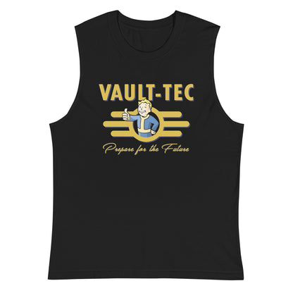 Playera Sin Mangas de Vault-tec , Disponible en la mejor tienda online para comprar tu merch favorita, la mejor Calidad, compra Ahora en Algoritmo! 