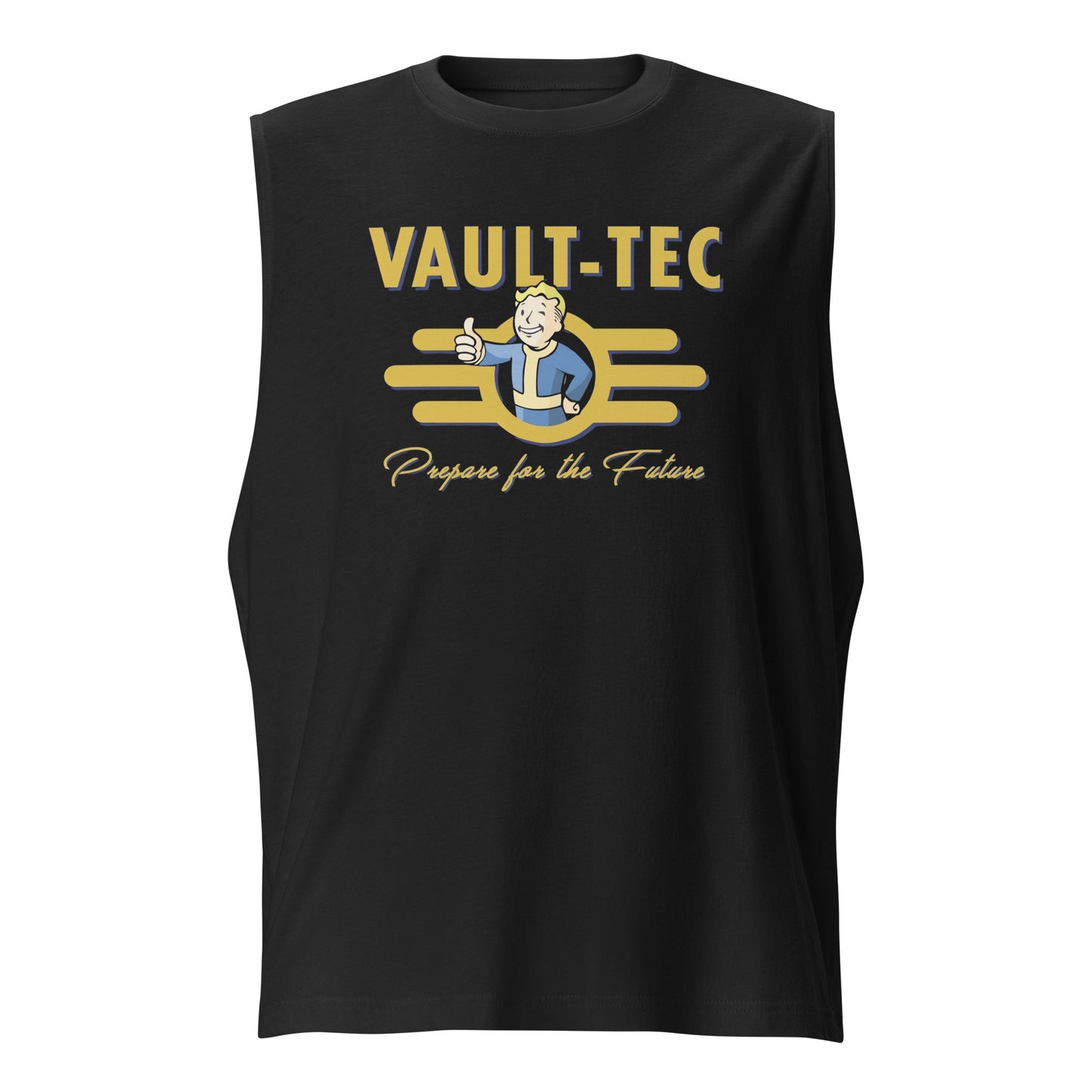 Playera Sin Mangas de Vault-tec , Disponible en la mejor tienda online para comprar tu merch favorita, la mejor Calidad, compra Ahora en Algoritmo! 