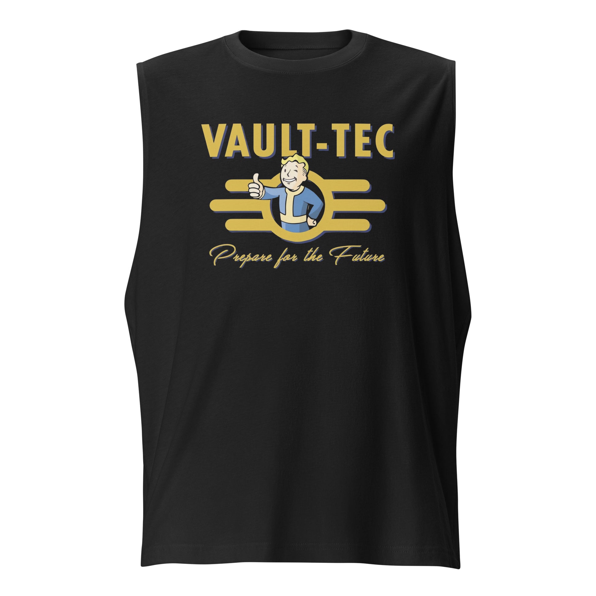 Playera Sin Mangas de Vault-tec , Disponible en la mejor tienda online para comprar tu merch favorita, la mejor Calidad, compra Ahora en Algoritmo! 