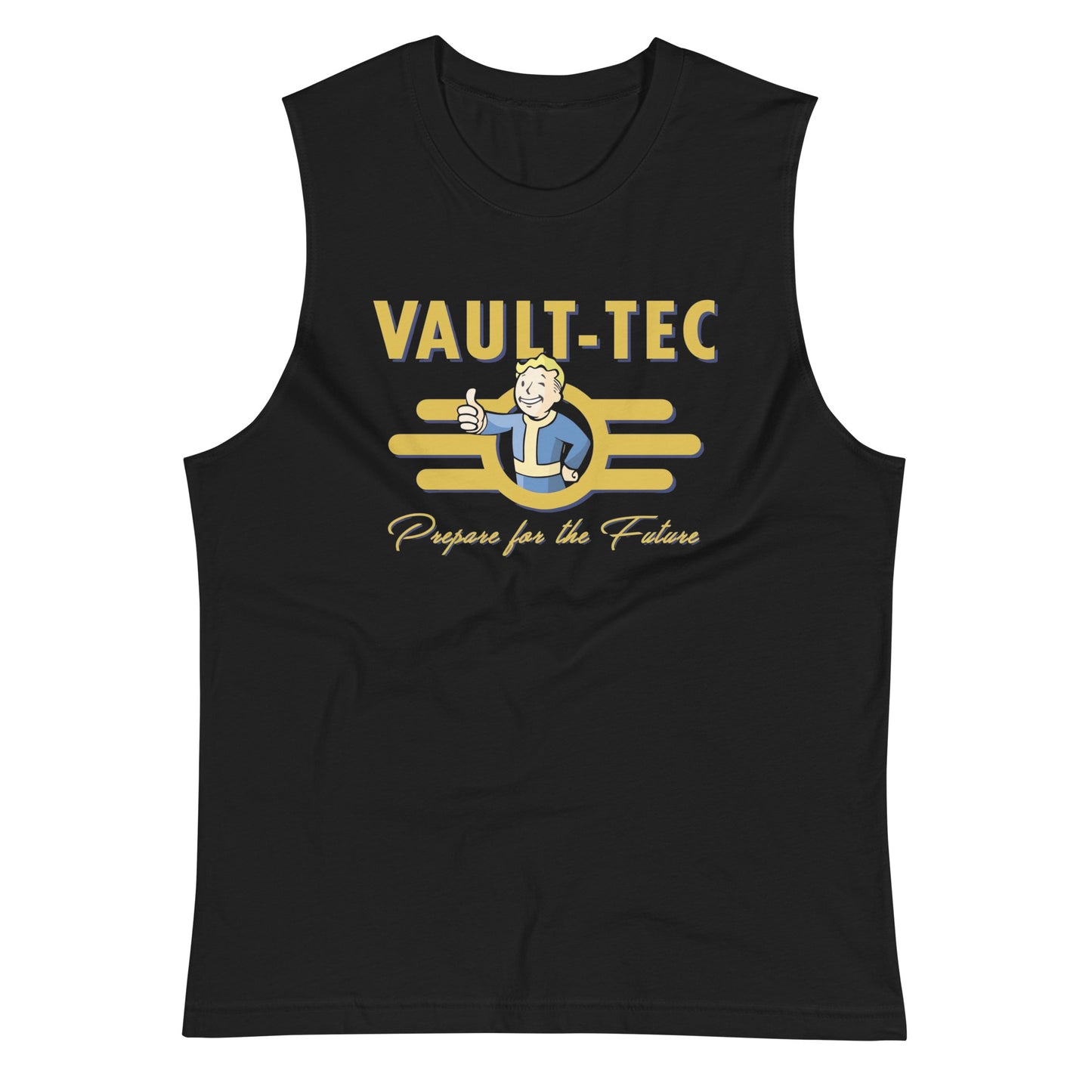 Playera Sin Mangas de Vault-tec , Disponible en la mejor tienda online para comprar tu merch favorita, la mejor Calidad, compra Ahora en Algoritmo! 