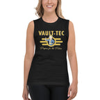 Vault-tec — modelo usando la prenda