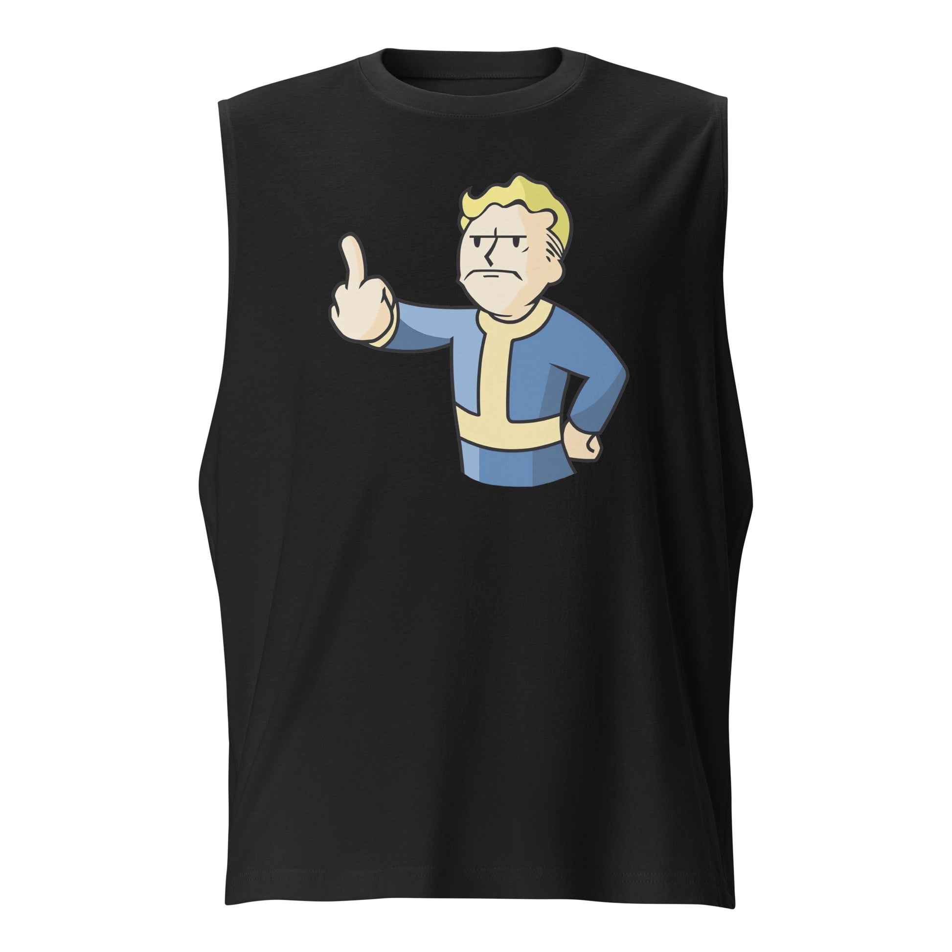 Playera Sin Mangas Fu** U fallout, Disponible en la mejor tienda online para comprar tu merch favorita, la mejor Calidad, compra Ahora en Algoritmo! 