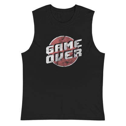 Playera Sin Mangas GAME OVER VINTAGE  , Disponible en la mejor tienda online para comprar tu merch favorita, la mejor Calidad, compra Ahora! 