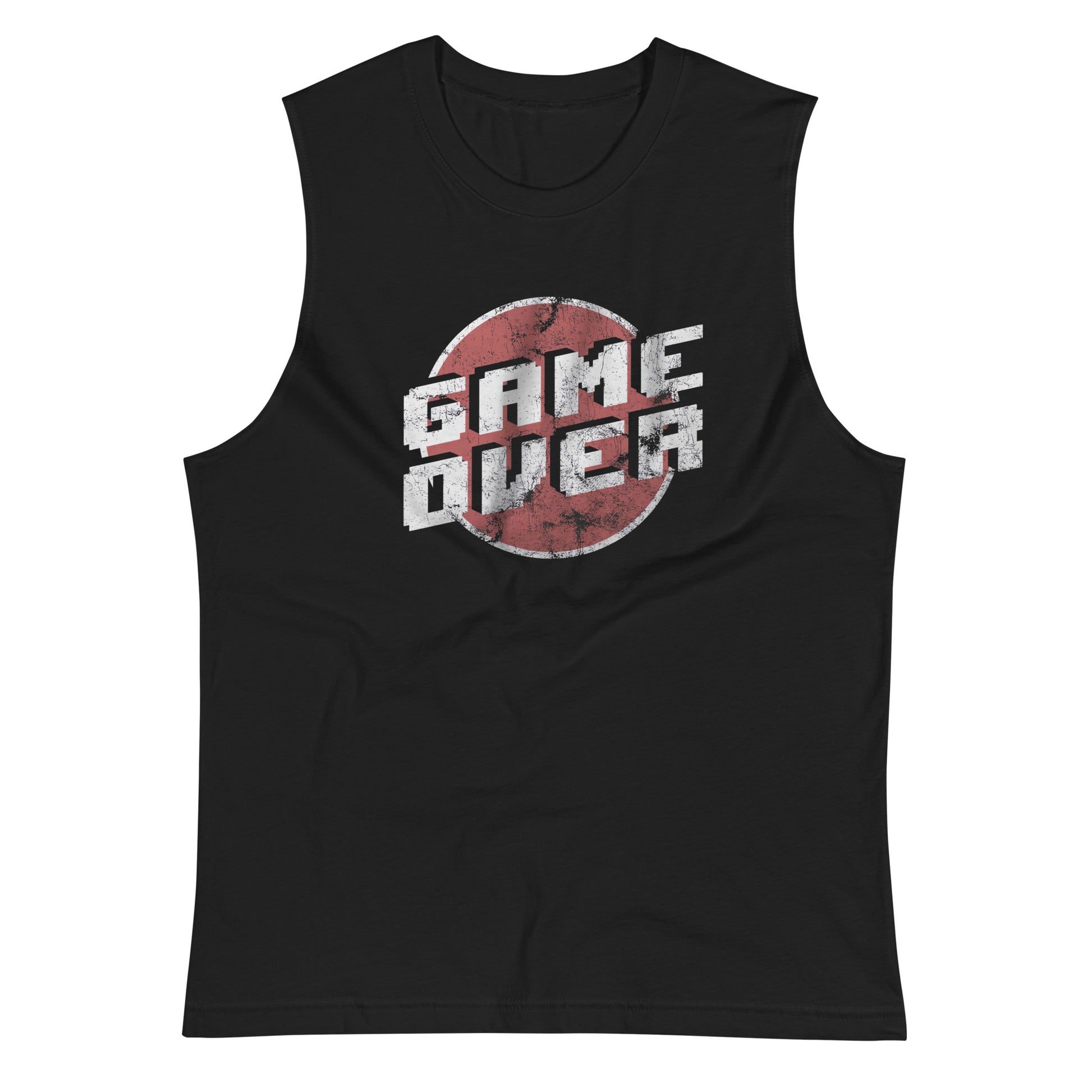 Playera Sin Mangas GAME OVER VINTAGE  , Disponible en la mejor tienda online para comprar tu merch favorita, la mejor Calidad, compra Ahora! 