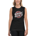 GAME OVER — detalle del estampado