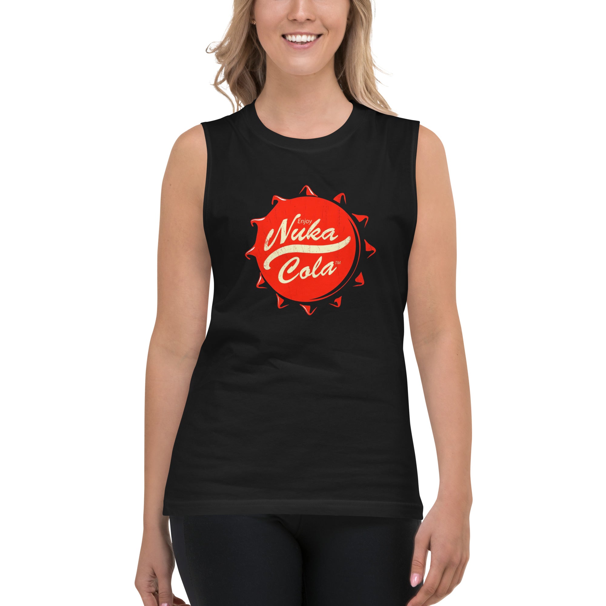 Playera Sin Mangas de Nuka Cola , Disponible en la mejor tienda online para comprar tu merch favorita, la mejor Calidad, compra Ahora en Algoritmo! 