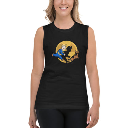 Playera Sin Mangas de Las Aventuras de Vault Boy , Disponible en la mejor tienda online para comprar tu merch favorita, la mejor Calidad!