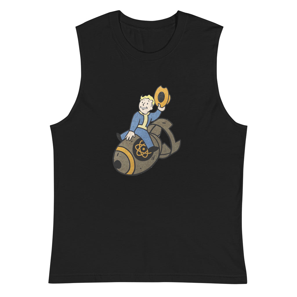 Playera Sin Mangas de Rodeo Nuclear , Disponible en la mejor tienda online para comprar tu merch favorita, la mejor Calidad, compra Ahora en Algoritmo! 