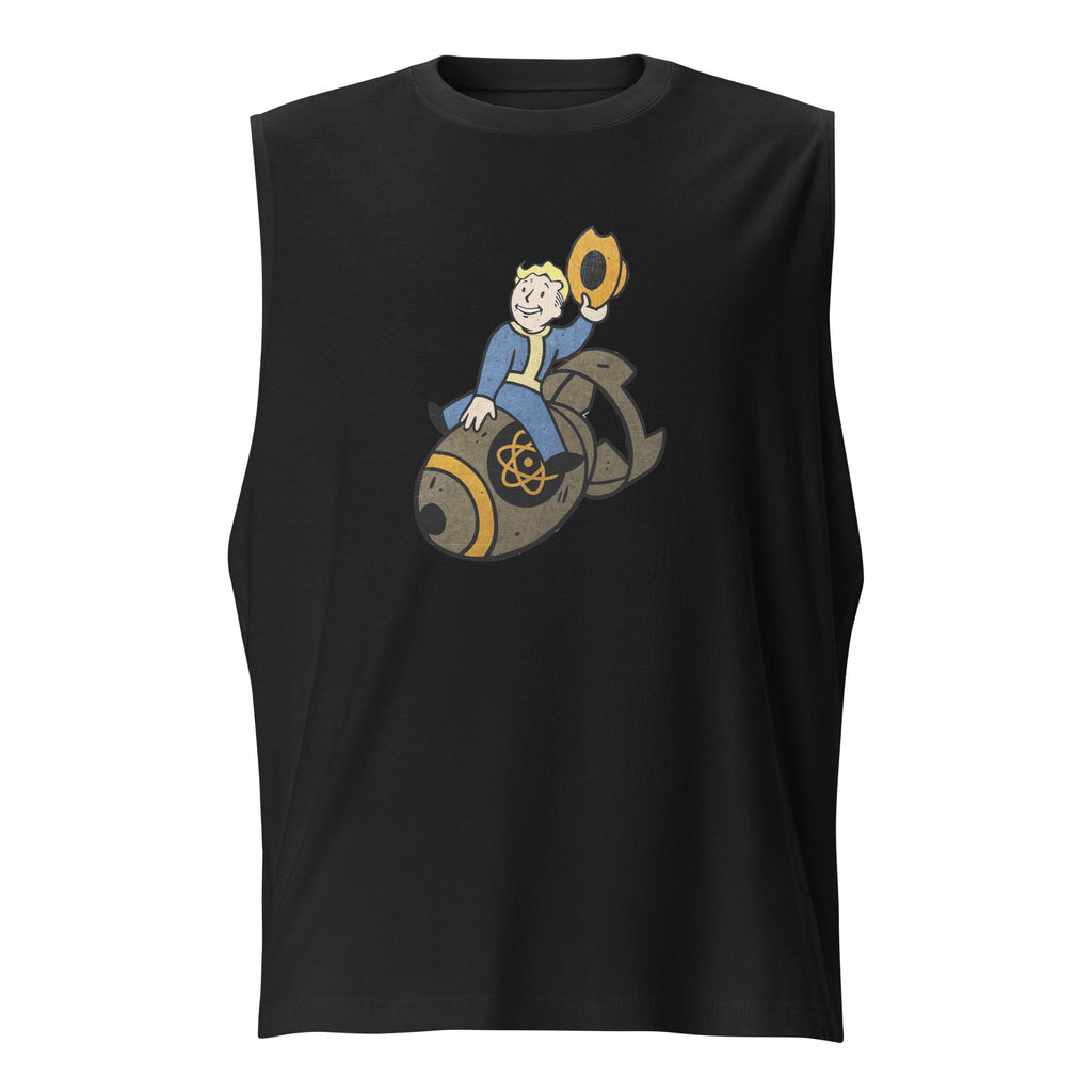 Playera Sin Mangas de Rodeo Nuclear , Disponible en la mejor tienda online para comprar tu merch favorita, la mejor Calidad, compra Ahora en Algoritmo! 