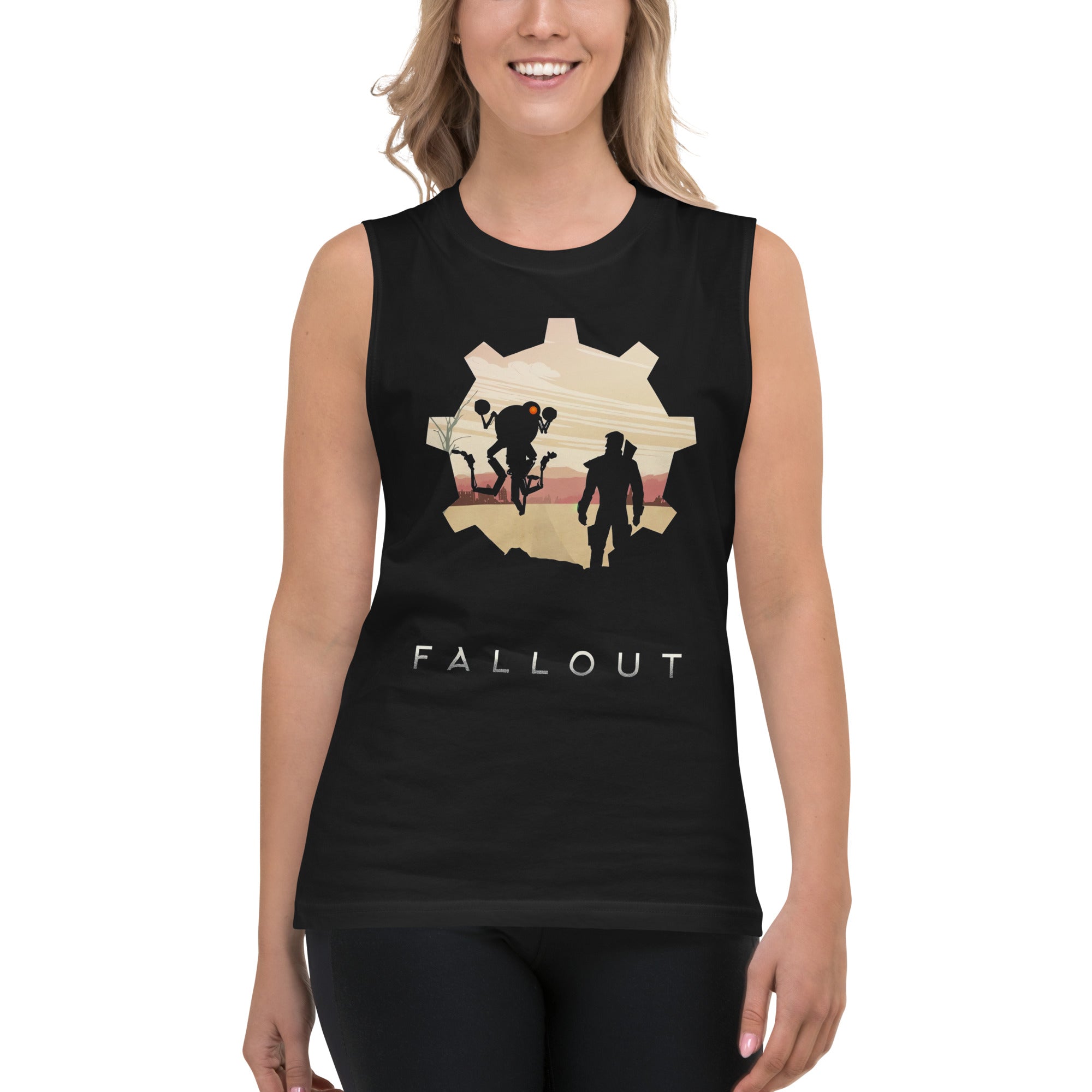 Playera Sin Mangas de Fallout , Disponible en la mejor tienda online para comprar tu merch favorita, la mejor Calidad, compra Ahora en Algoritmo! 