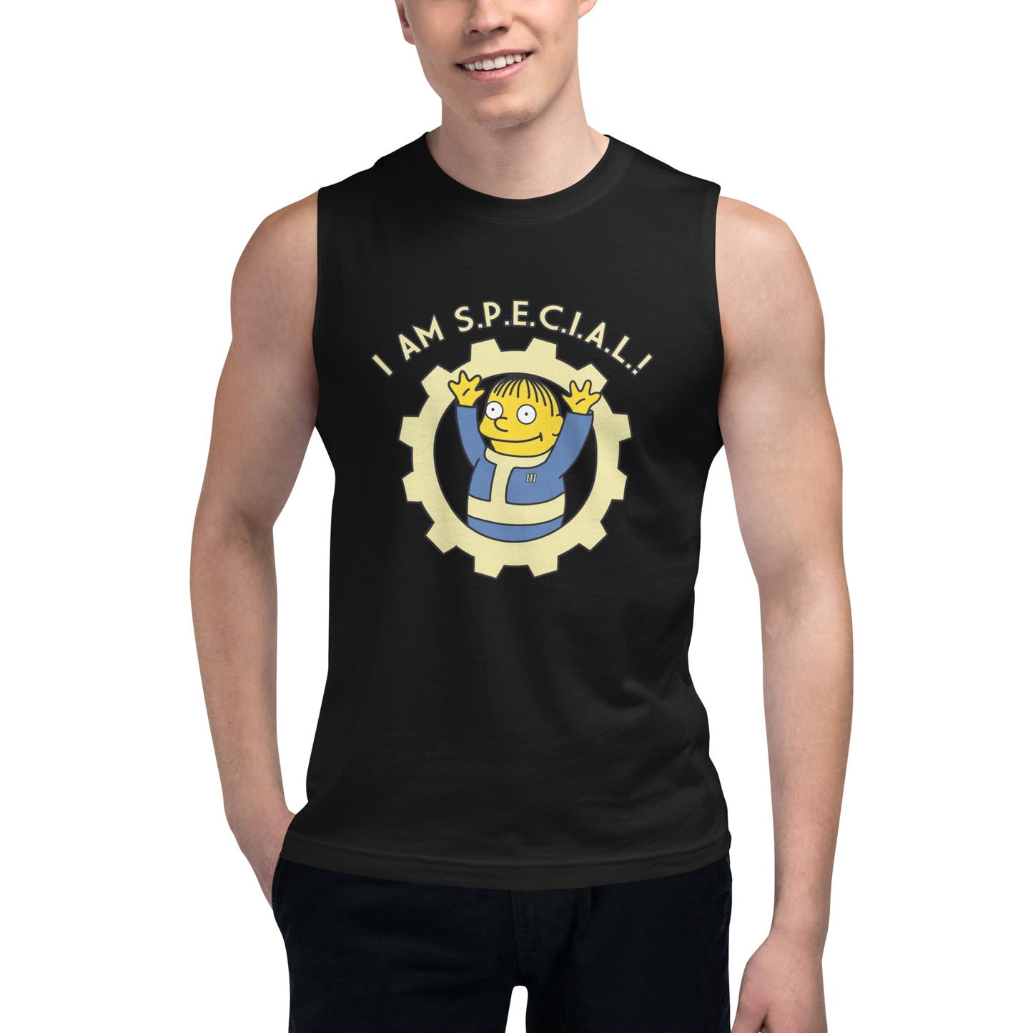 Playera Sin Mangas de I am S.P.E.C.I.A.L , Disponible en la mejor tienda online para comprar tu merch favorita, la mejor Calidad, compra Ahora! 