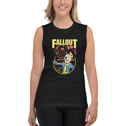 Playera Sin Mangas Fallout Dead , Disponible en la mejor tienda online para comprar tu merch favorita, la mejor Calidad, compra Ahora en Algoritmo! 