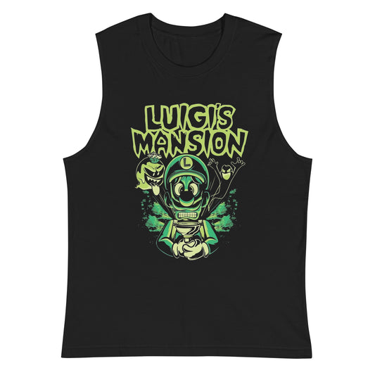Camiseta sin mangas Luigi's Mansion,Disponible en la mejor tienda online para comprar tus artículos favoritos, la mejor Calidad, compra en Algoritmo! 