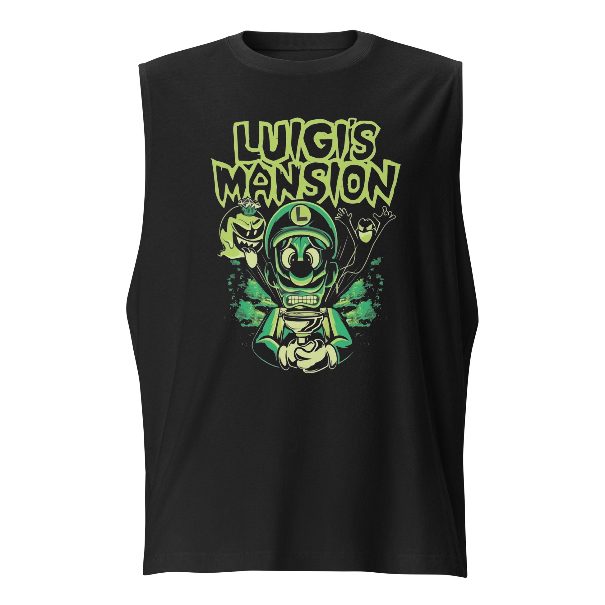 Camiseta sin mangas Luigi's Mansion,Disponible en la mejor tienda online para comprar tus artículos favoritos, la mejor Calidad, compra en Algoritmo! 