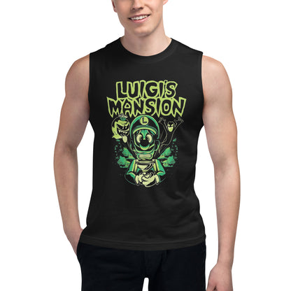 Camiseta sin mangas Luigi's Mansion,Disponible en la mejor tienda online para comprar tus artículos favoritos, la mejor Calidad, compra en Algoritmo! 