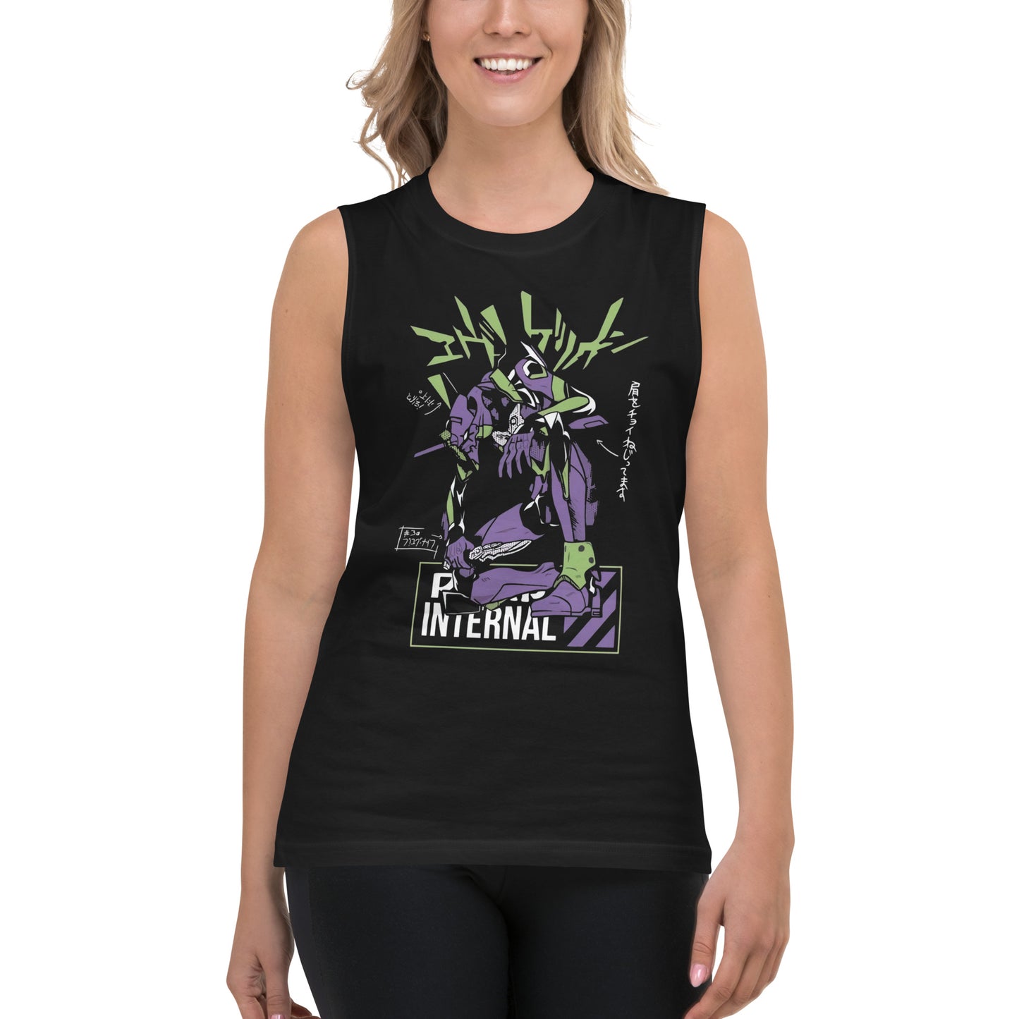 Camiseta sin mangas Evangelion Internal, en la mejor tienda online para comprar tus artículos favoritos, la mejor Calidad, solo en Algoritmo! 