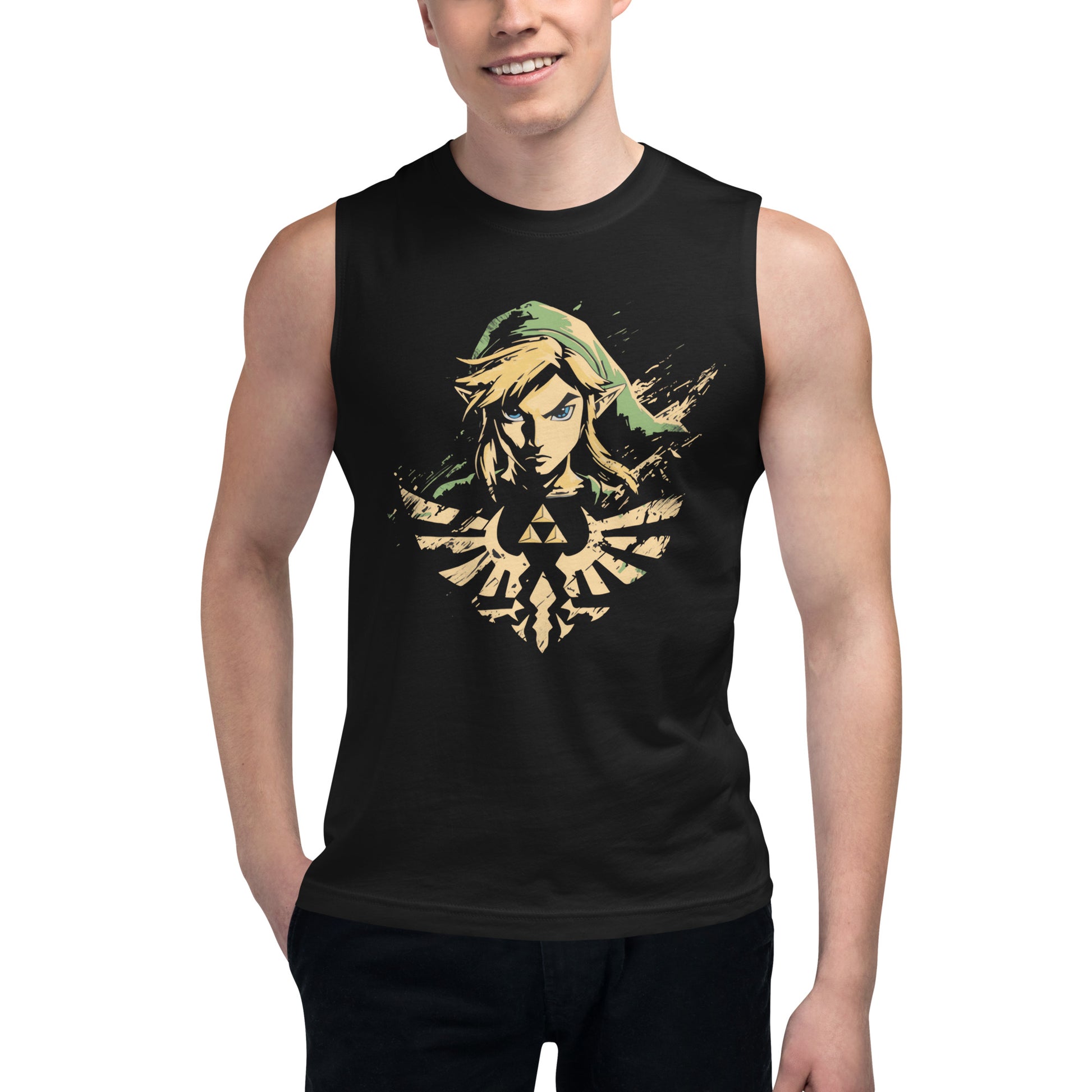 Camiseta sin mangas Link Hyrule, Disponible en la mejor tienda online para comprar tus artículos favoritos, la mejor Calidad, compra en Algoritmo! 