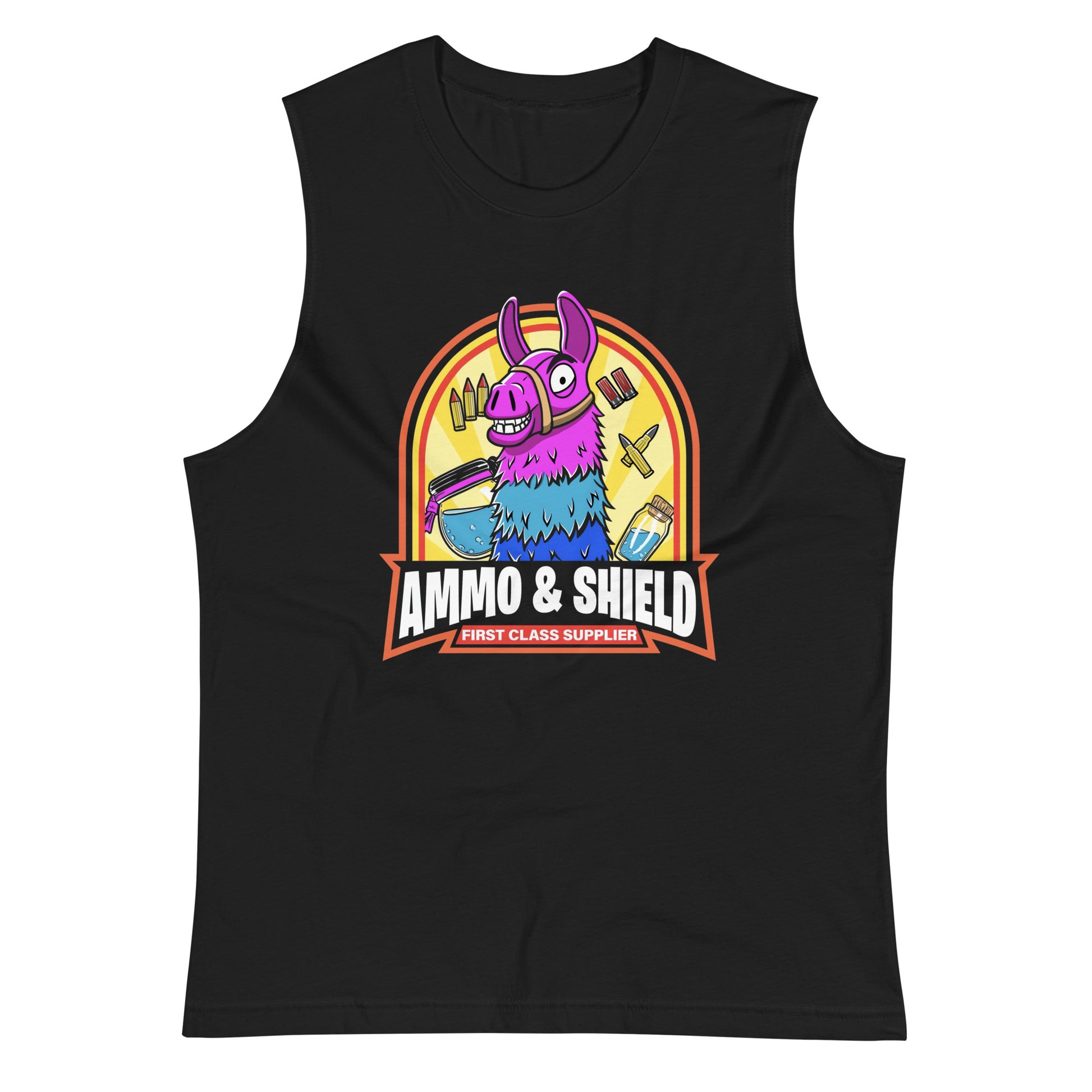 Camiseta sin mangas Ammo & Shield,Disponible en la mejor tienda online para comprar tus artículos favoritos, la mejor Calidad, compra en Algoritmo! 