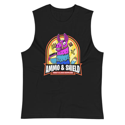 Camiseta sin mangas Ammo & Shield,Disponible en la mejor tienda online para comprar tus artículos favoritos, la mejor Calidad, compra en Algoritmo! 