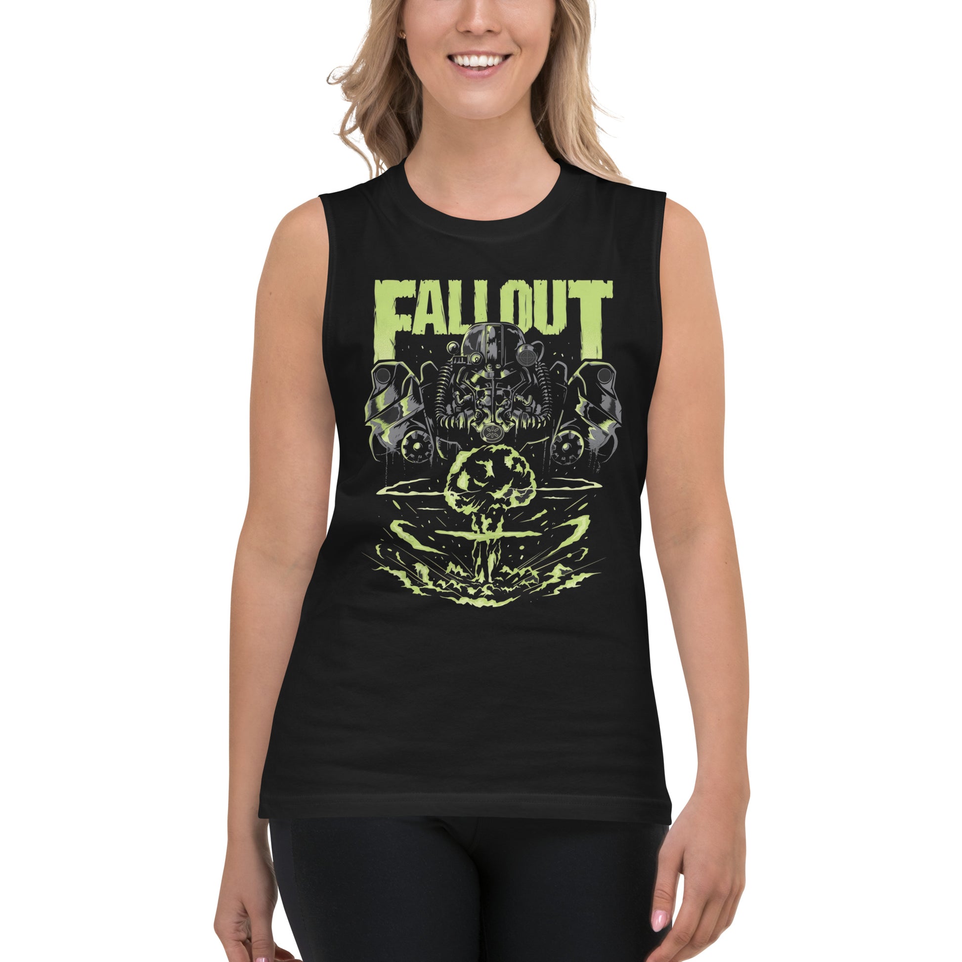 Camiseta sin mangas Fallout Nuke, Disponible en la mejor tienda online para comprar tus artículos favoritos, la mejor Calidad, compra en Algoritmo! 