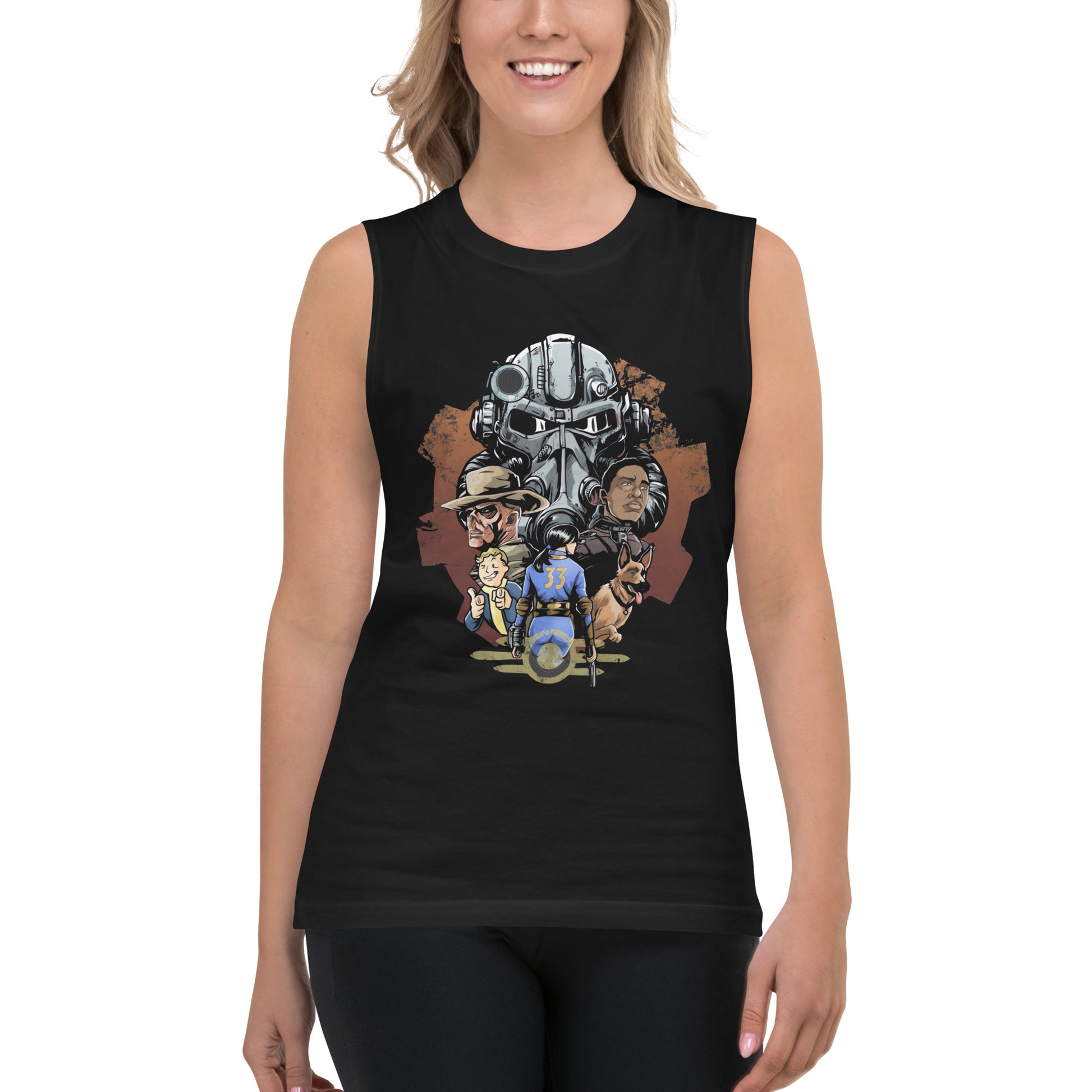 Camiseta sin mangas Fallout Series, Disponible en la mejor tienda online para comprar tus artículos favoritos, la mejor Calidad, compra en Algoritmo! 