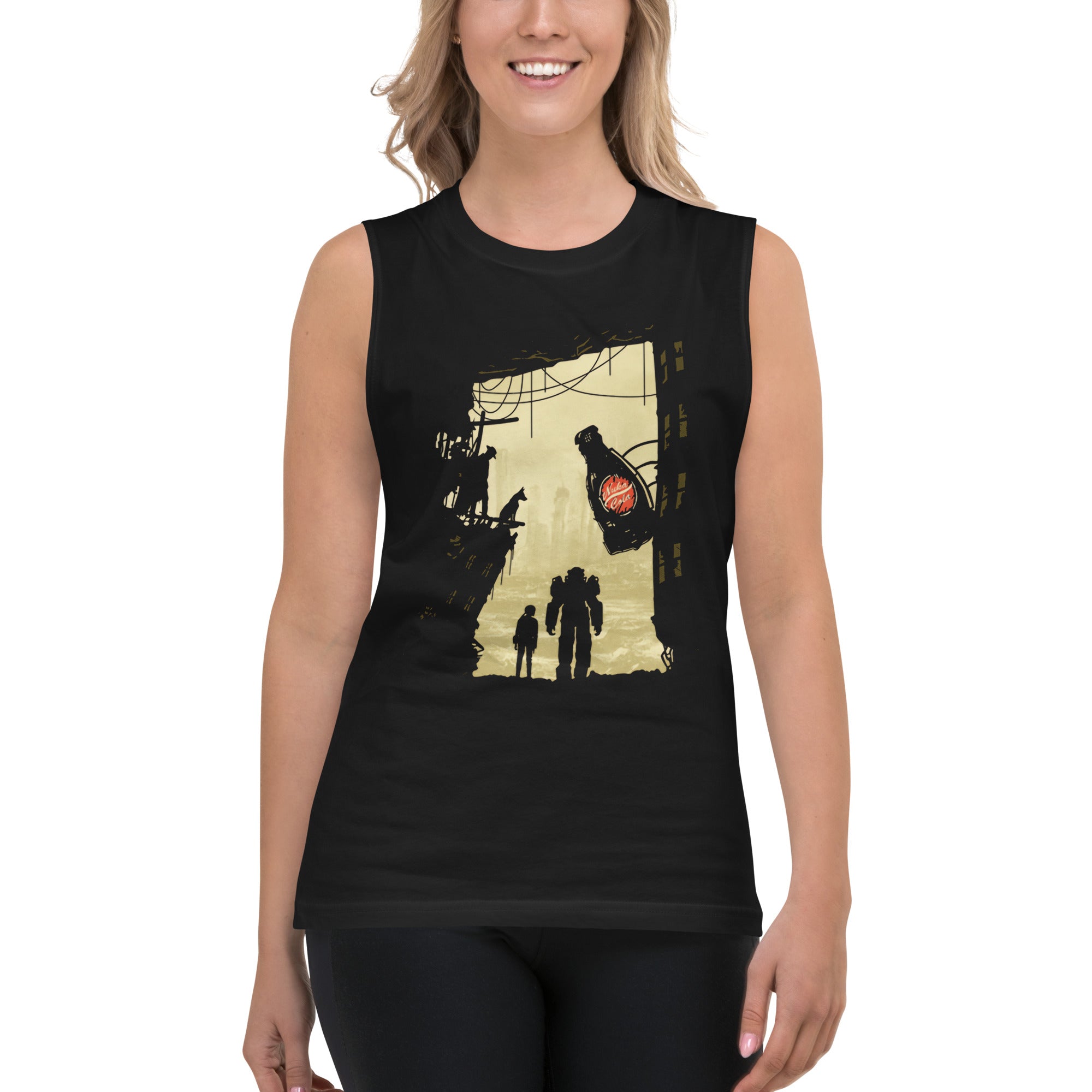 Camiseta sin mangas Nuka Cola City, en la mejor tienda online para comprar tus artículos favoritos, la mejor Calidad, compra Ahora en Algoritmo! 