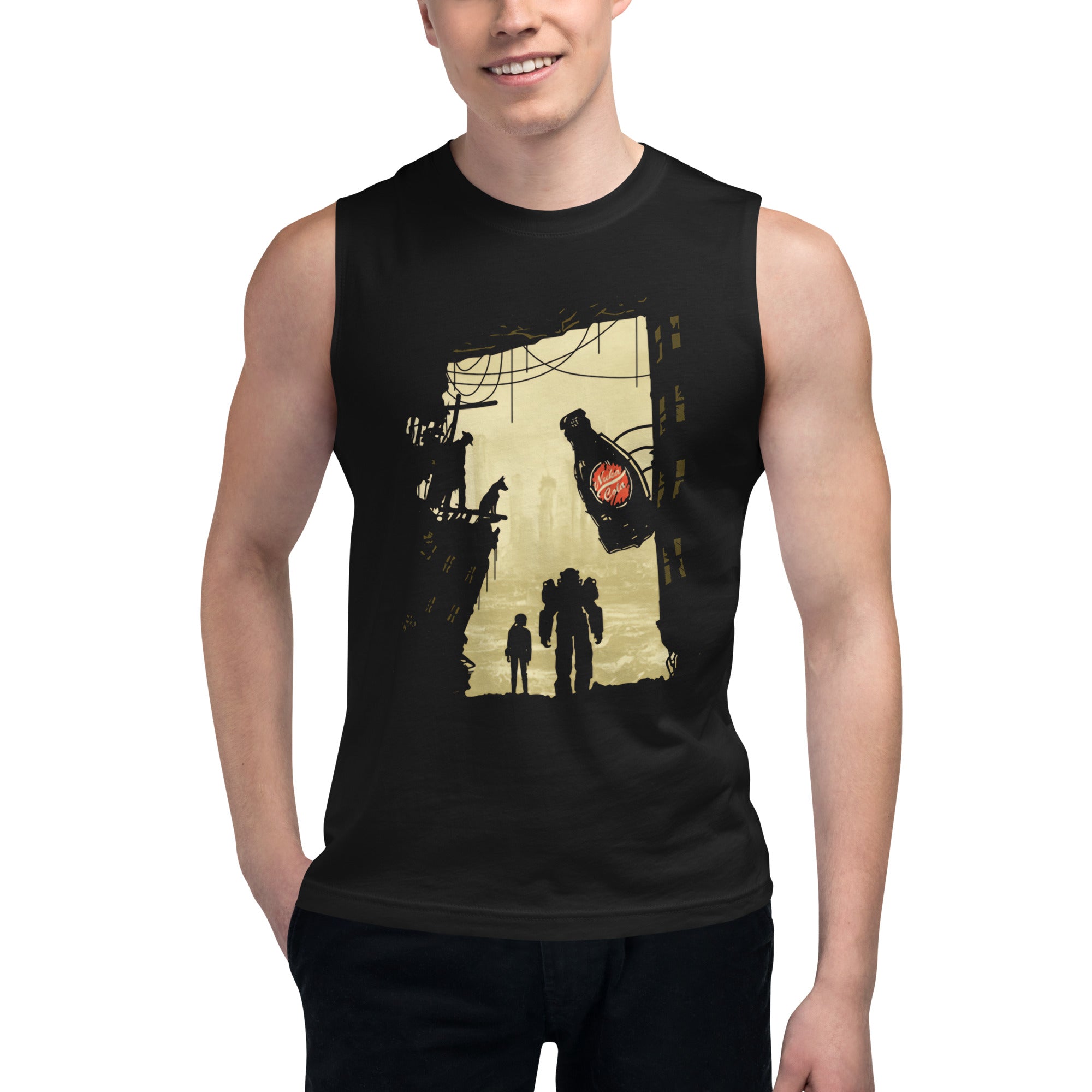 Camiseta sin mangas Nuka Cola City, en la mejor tienda online para comprar tus artículos favoritos, la mejor Calidad, compra Ahora en Algoritmo! 