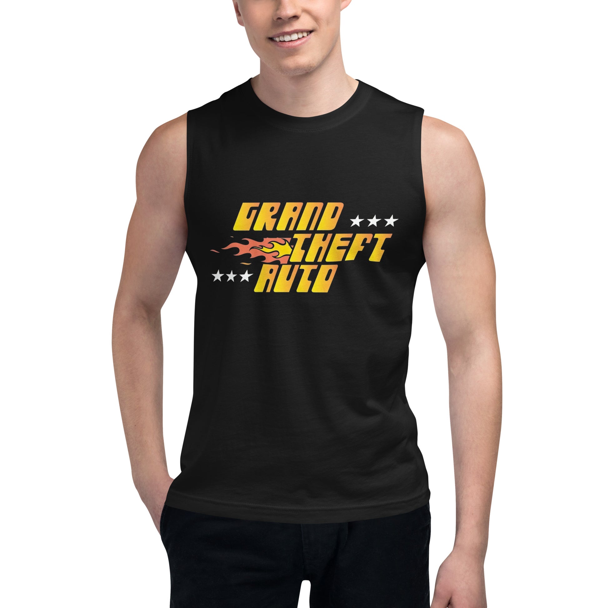 Camiseta sin mangas Grand Theft Auto Classic, en la mejor tienda online para comprar tus artículos favoritos, la mejor Calidad, Ahora en Algoritmo! 