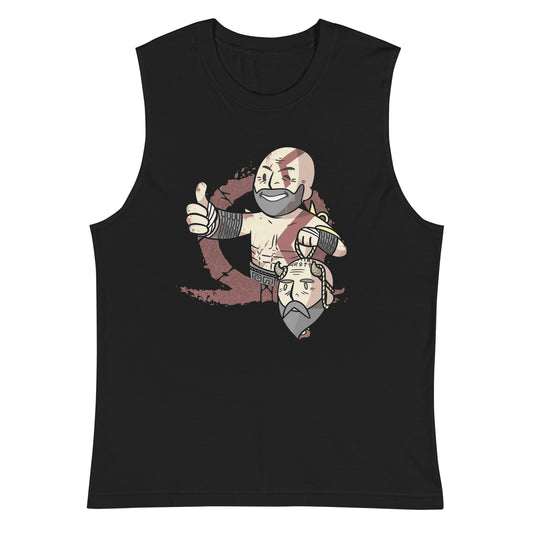 Camiseta sin mangas Kratos and Mimir, Disponible en la mejor tienda online para comprar tus artículos favoritos, la mejor Calidad, compra en Algoritmo! 