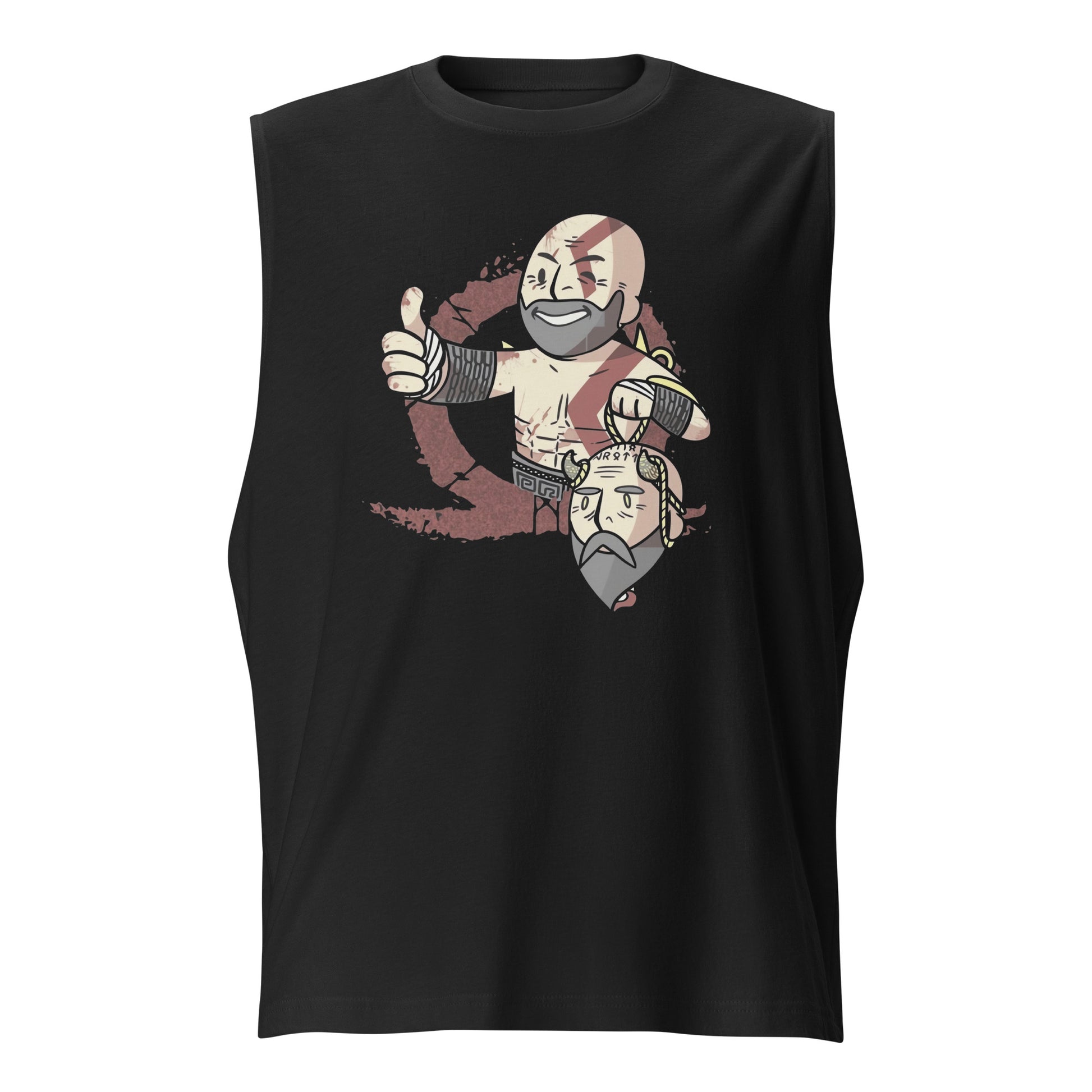 Camiseta sin mangas Kratos and Mimir, Disponible en la mejor tienda online para comprar tus artículos favoritos, la mejor Calidad, compra en Algoritmo! 