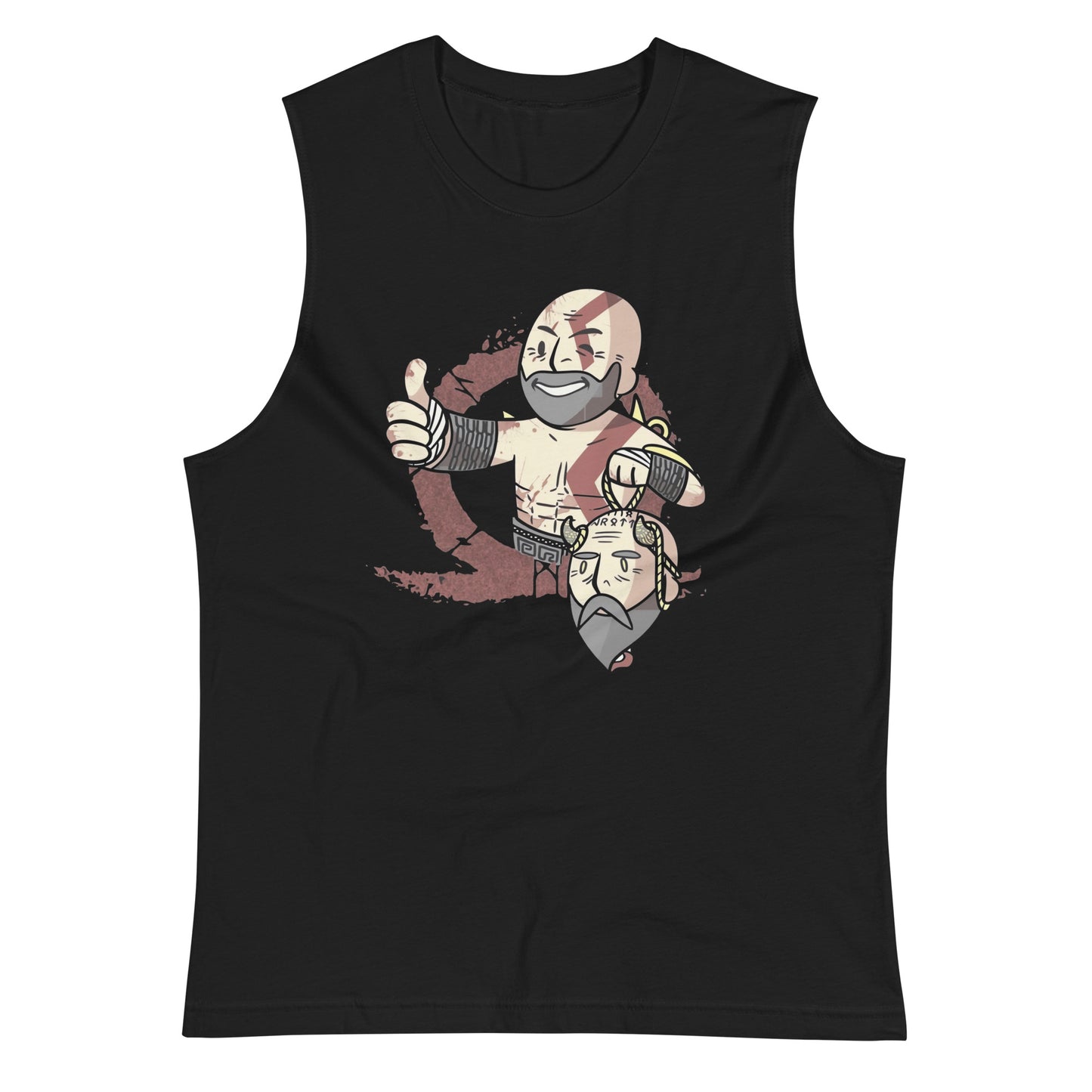 Camiseta sin mangas Kratos and Mimir, Disponible en la mejor tienda online para comprar tus artículos favoritos, la mejor Calidad, compra en Algoritmo! 