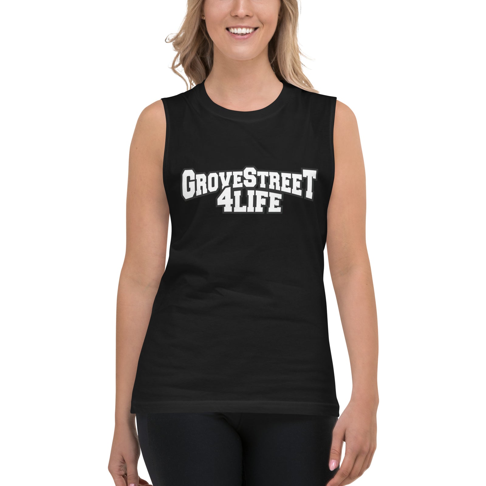 Camiseta sin mangas Grove Street 4 Life, Disponible en la mejor tienda online para comprar tus artículos favoritos, mejor Calidad, solo en Algoritmo! 