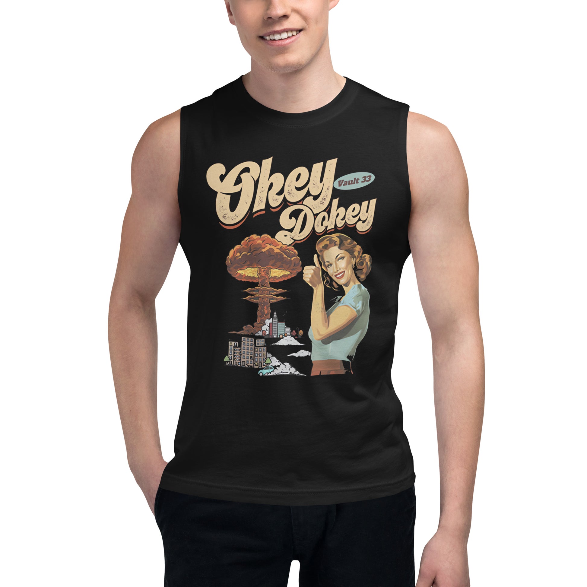 Camiseta sin mangas Okey Dokey Vault 33,Disponible en la tienda online para comprar tus artículos favoritos, la mejor Calidad, compra en Algoritmo! 