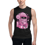 Pink Claw Machine — modelo usando la prenda