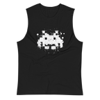 Space Invader Retro — detalle del estampado