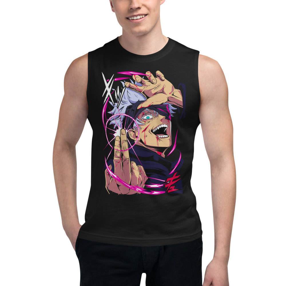 Sin Mangas Jujutsu Kaisen Sukuna Domain - Modelo masculino